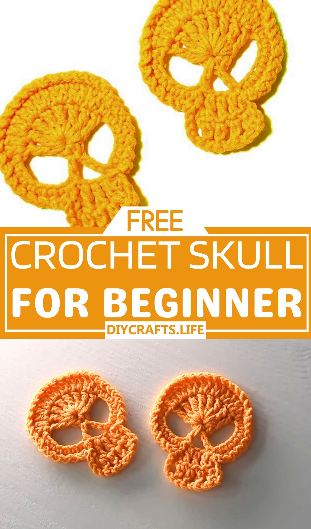 Beginner Crochet Skull