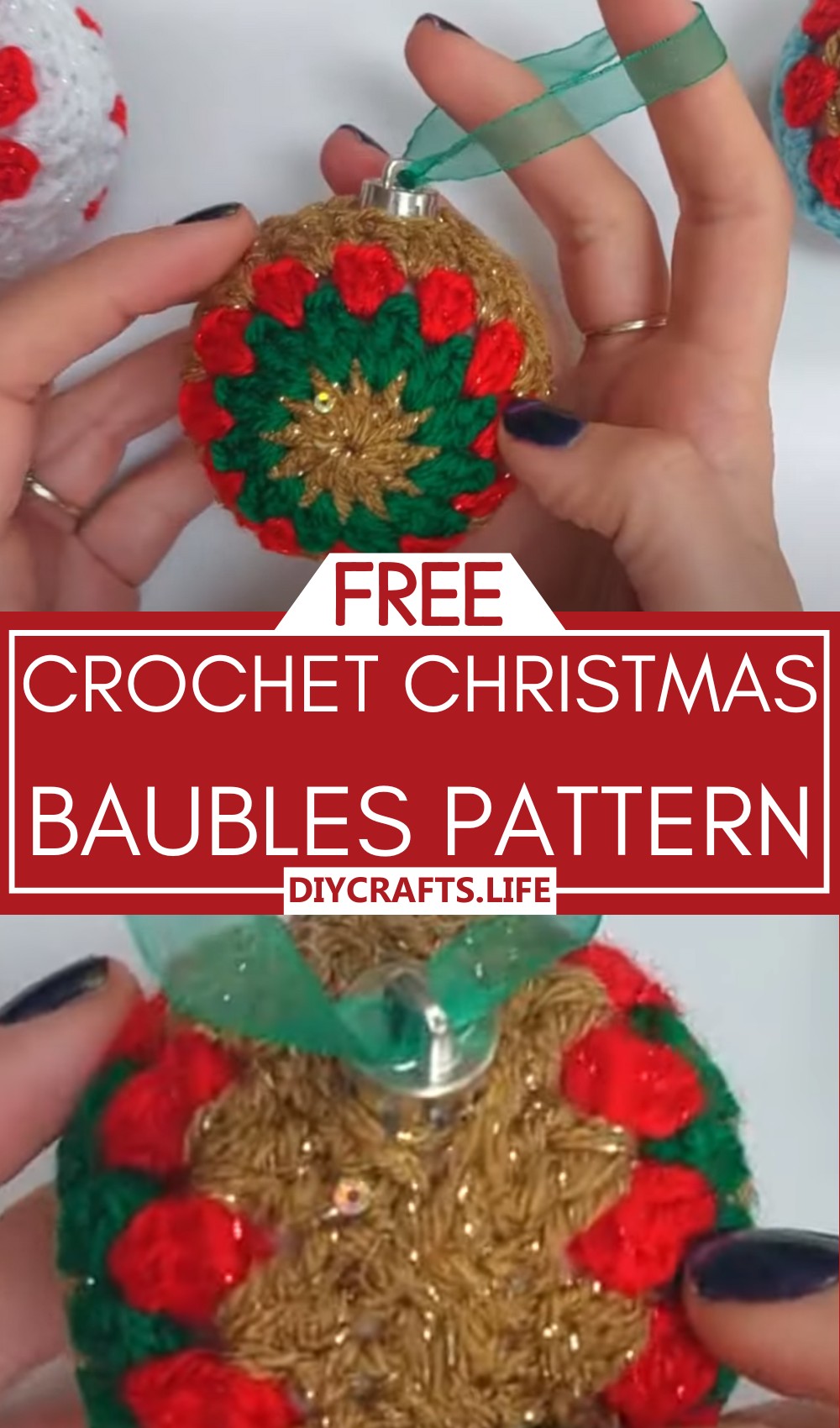 Crochet Christmas Bauble Tutorial