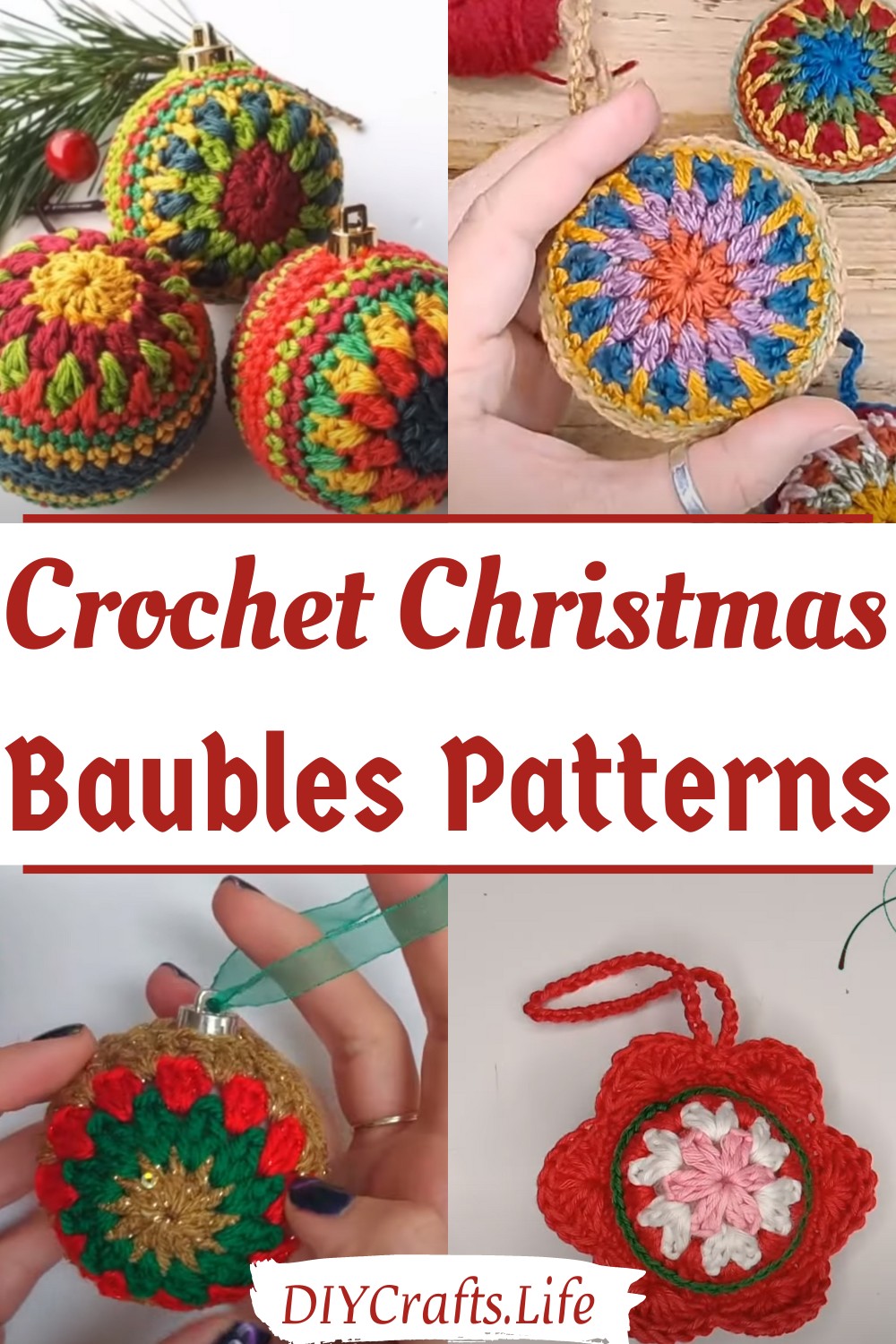 Crochet Christmas Baubles