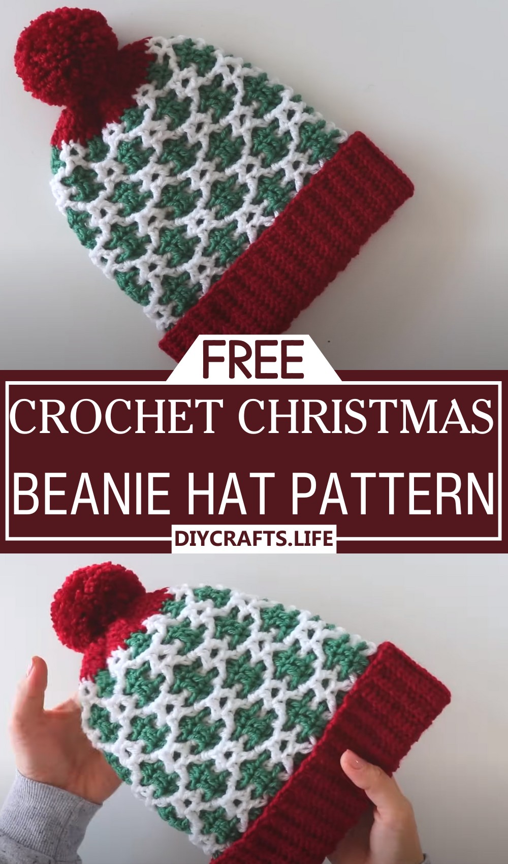 Crochet Christmas Beanie
