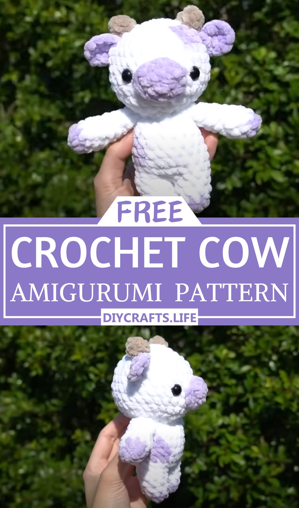 Crochet Cow Tutorial