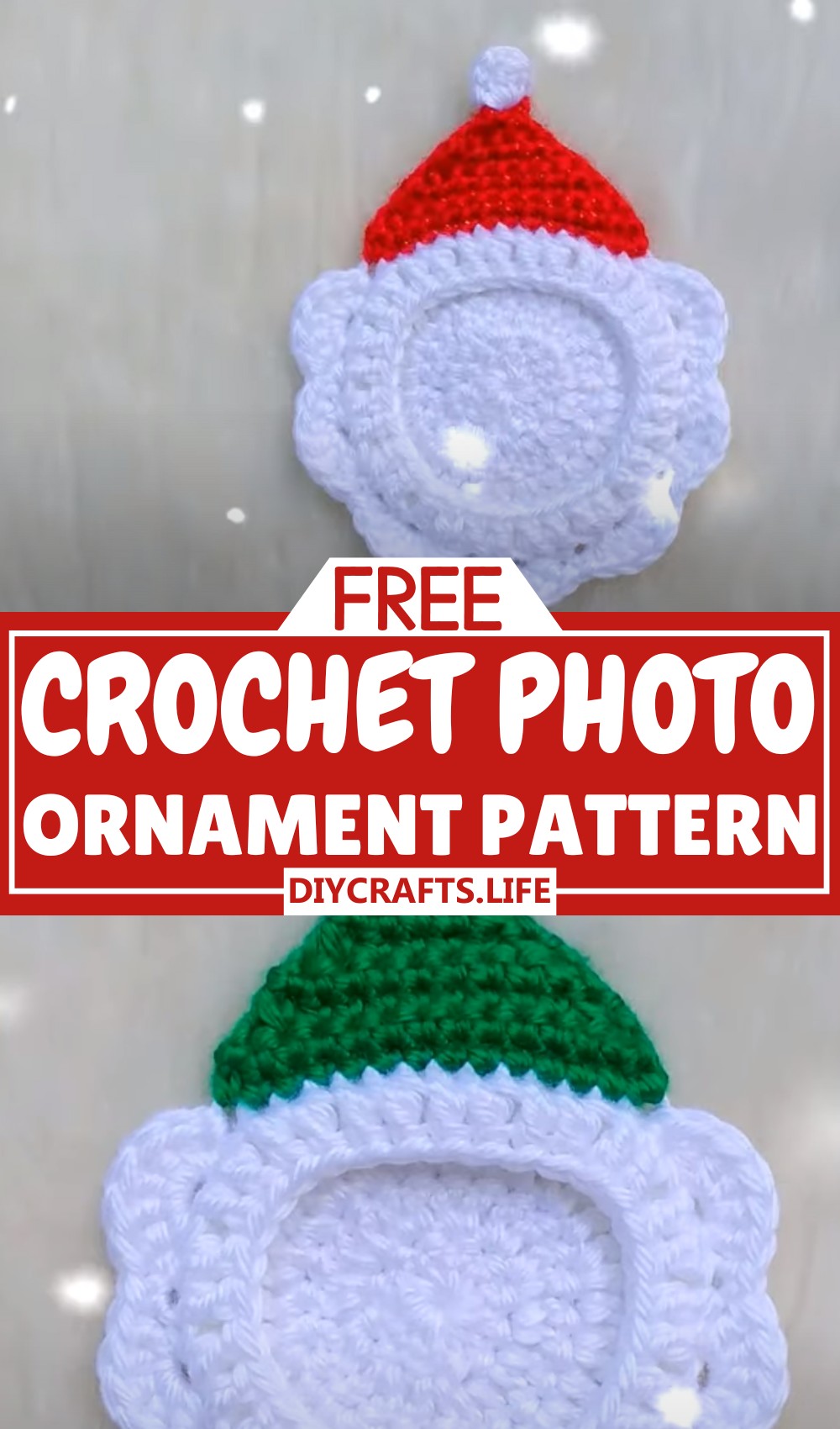 Crochet Photo Ornament