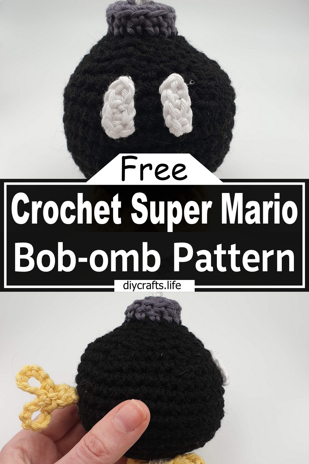 Crochet Super Mario Bob-omb Pattern