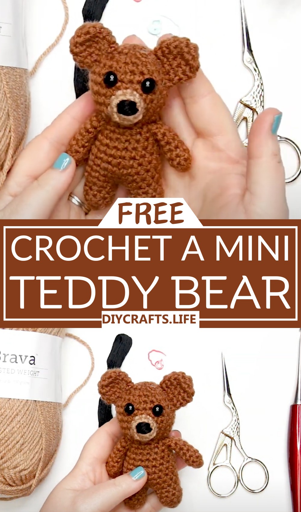 Crochet a Mini Teddy Bear