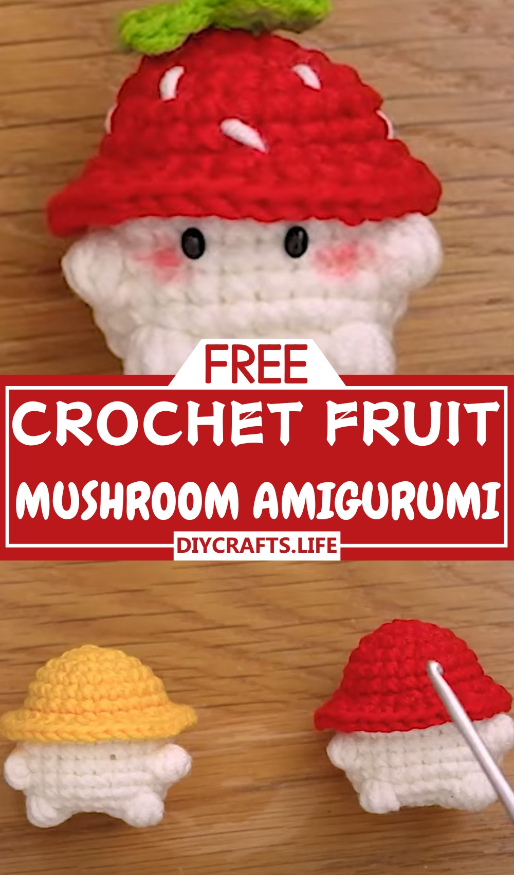 Fruit Mushroom amigurumi