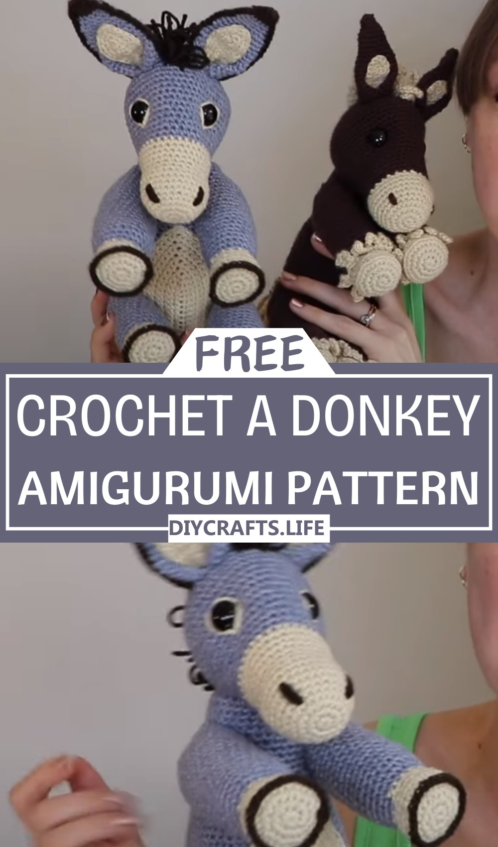 How To Crochet A Donkey