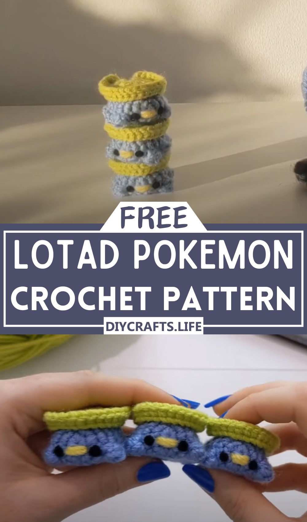 Lotad Pokemon Crochet Pattern
