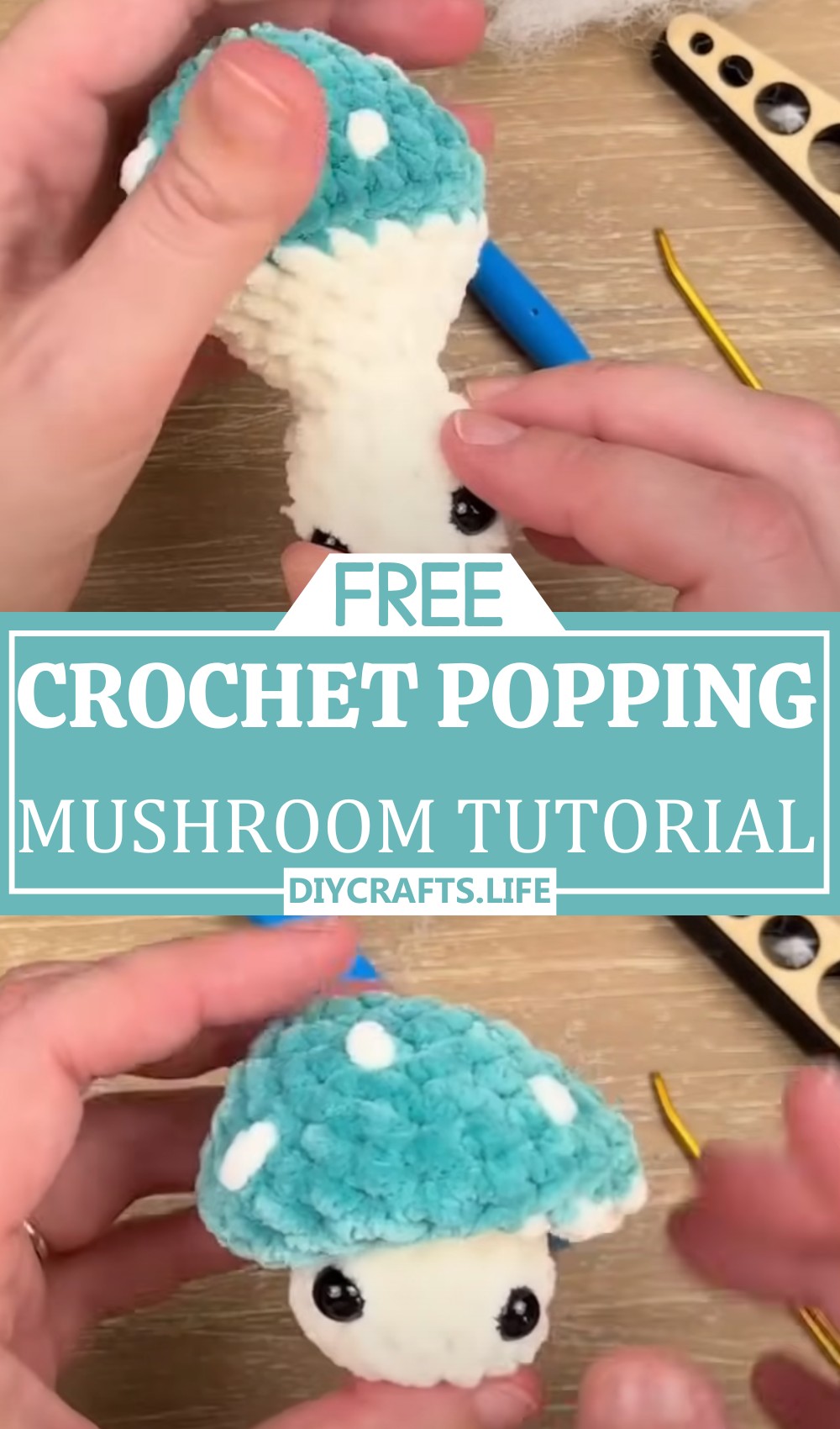 Popping Mushroom Crochet Tutorial