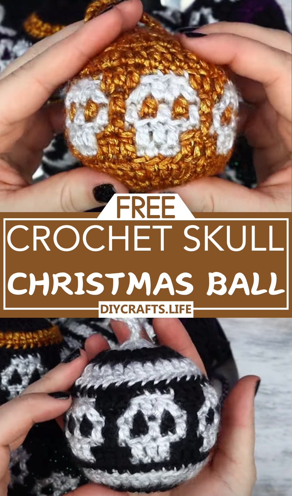 Skull Christmas Ball