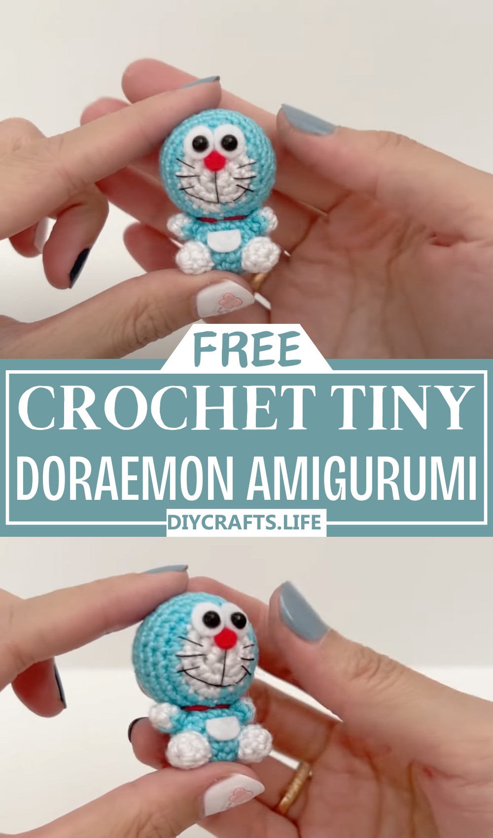 Tiny Doraemon Amigurumi