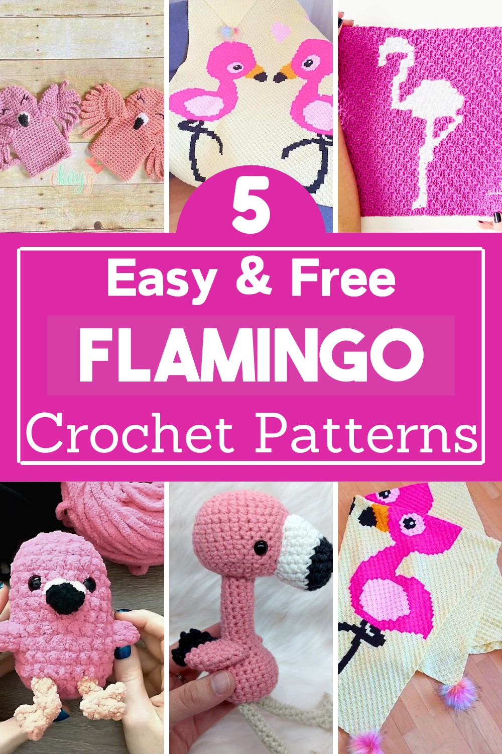 5 Crochet Flamingo Patterns