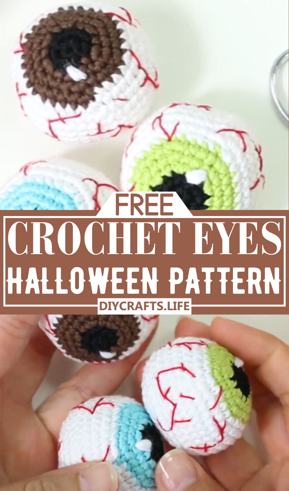 Bloody Eyes Halloween Amigurumi