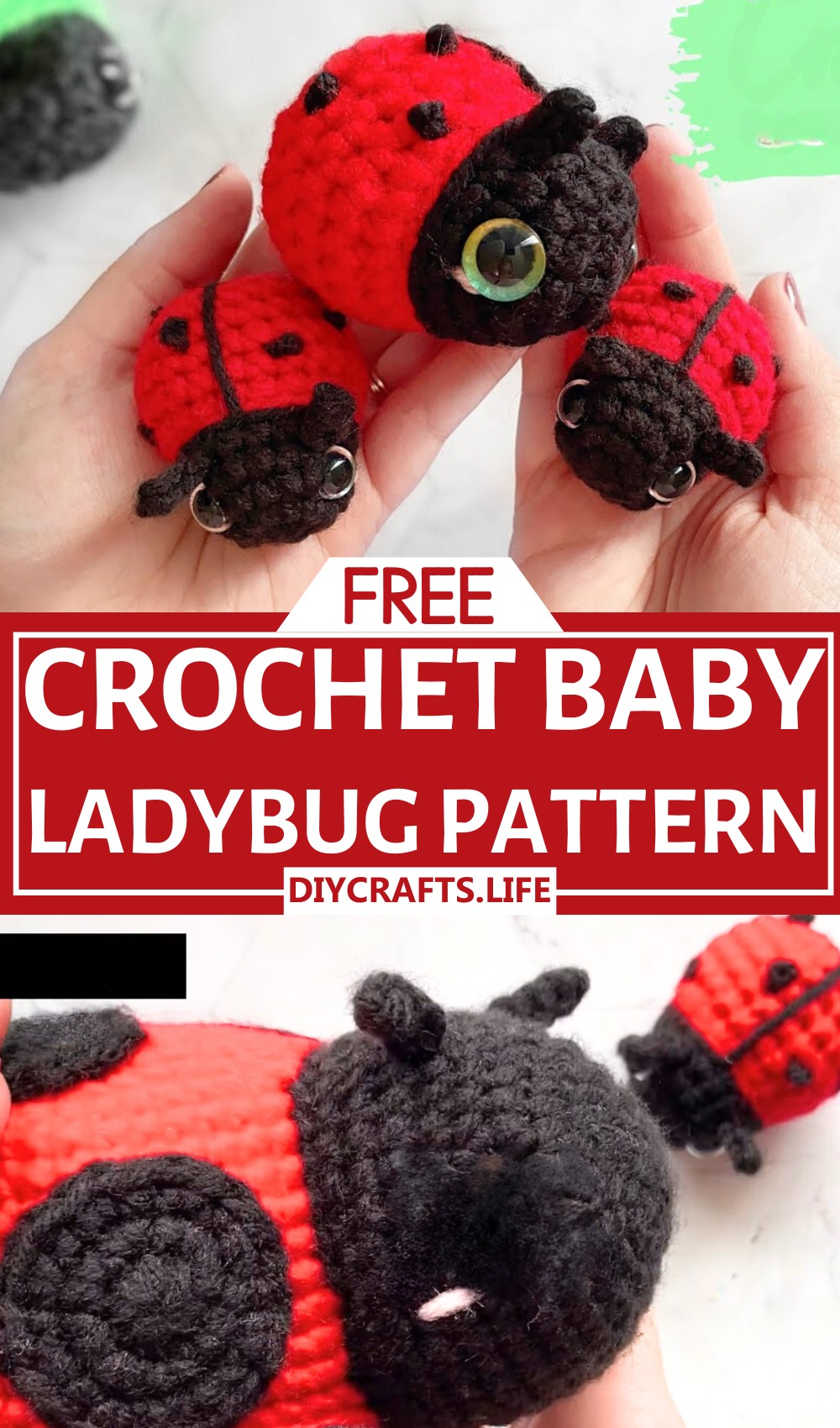 Crochet Baby Ladybug