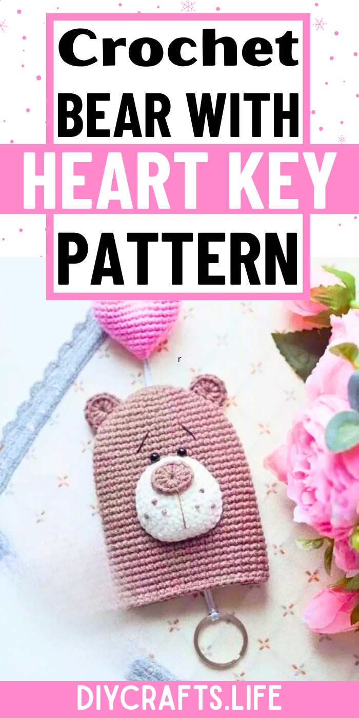 Crochet Bear With Heart Key Pattern Free