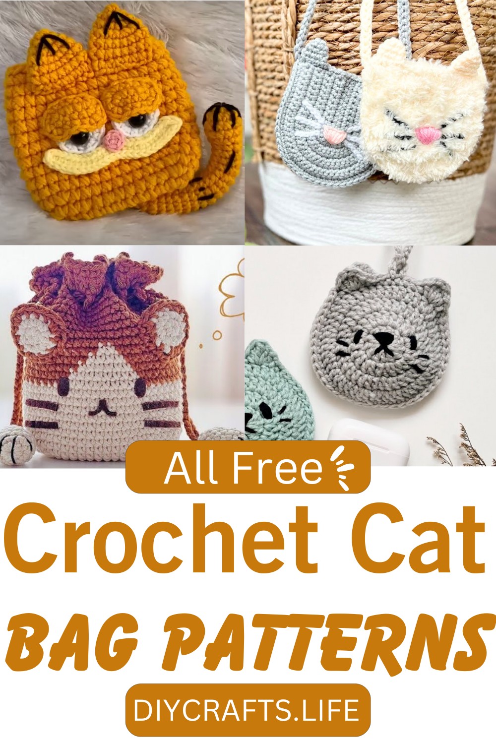 Crochet Cat Bag