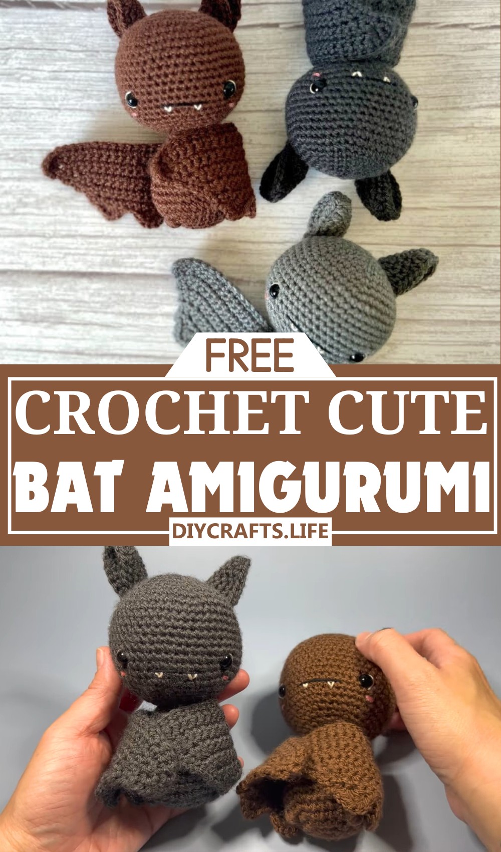 Crochet Cute Bat Amigurumi
