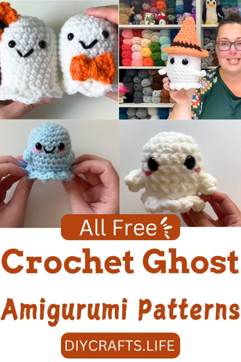 Easy Crochet Ghost Amigurumi Patterns - Perfect for Beginners - DIY Crafts