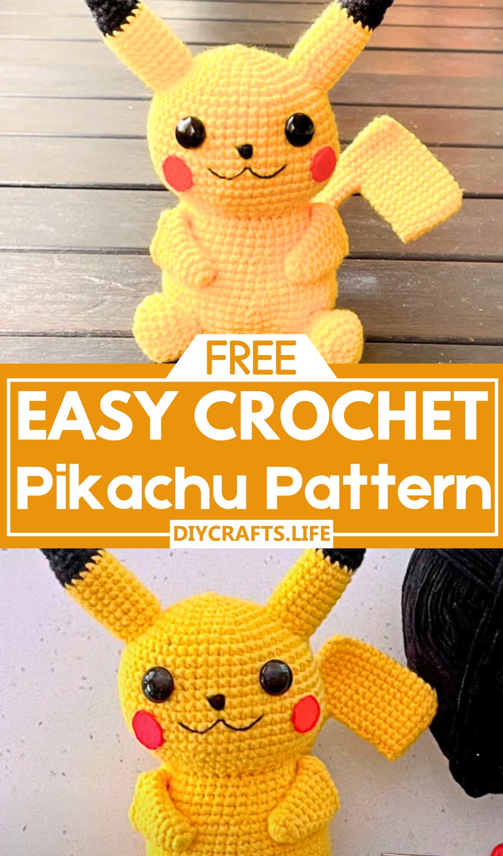 Crochet Pikachu Pattern
