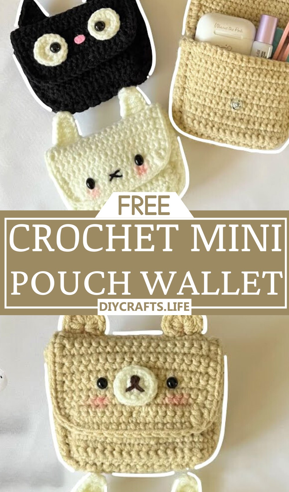 Mini Crochet Pouch Wallet