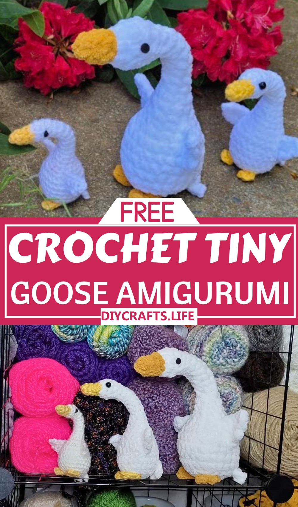 Tiny Goose Amigurumi