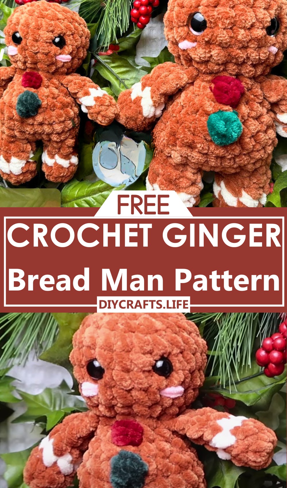 30 minutes Crochet Ginger Bread Man