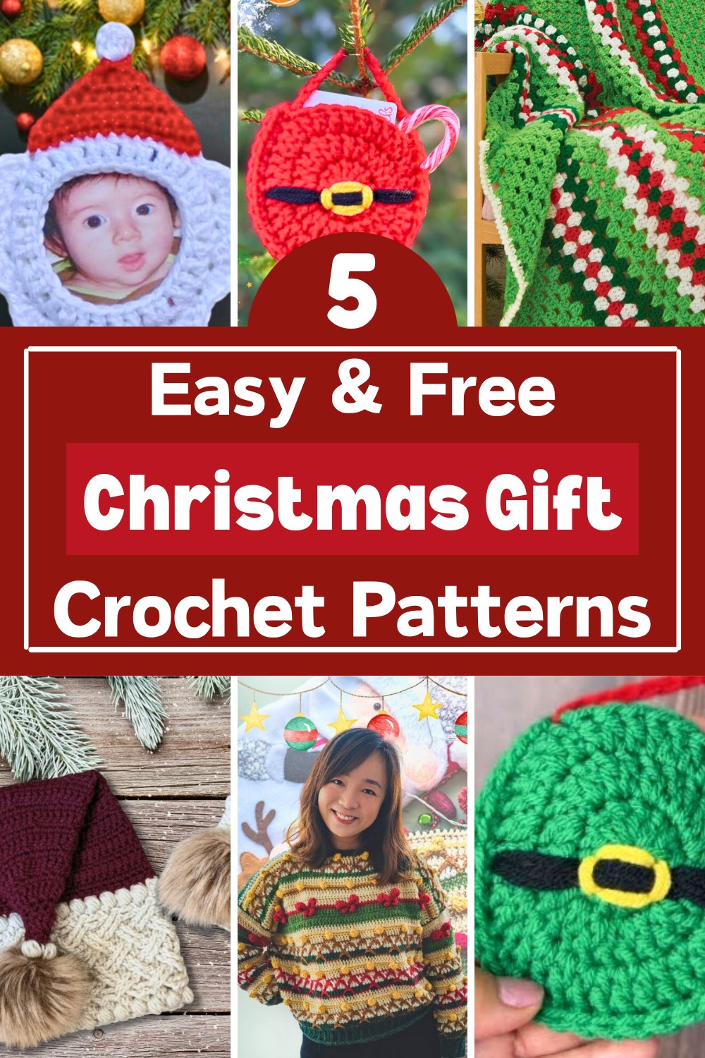 5 Crochet Christmas Gift Patterns