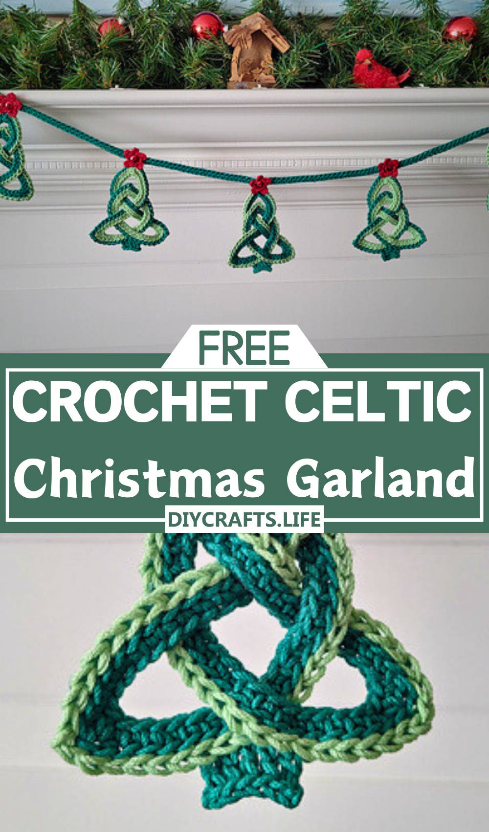 Celtic Christmas Garland