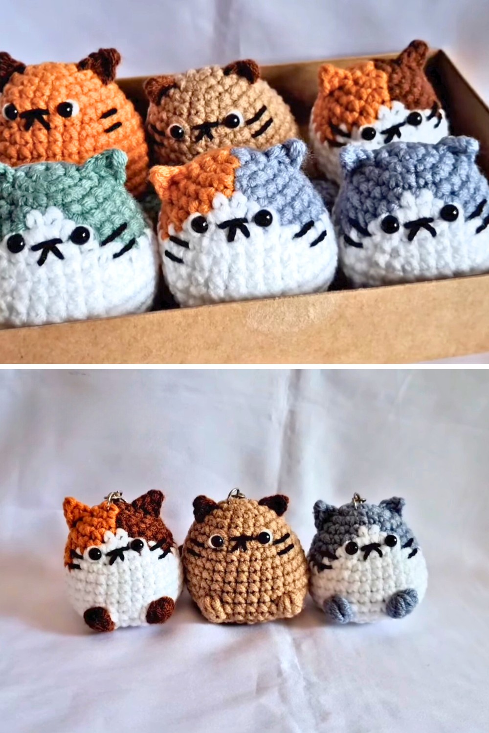 Chubby Cat Keychain
