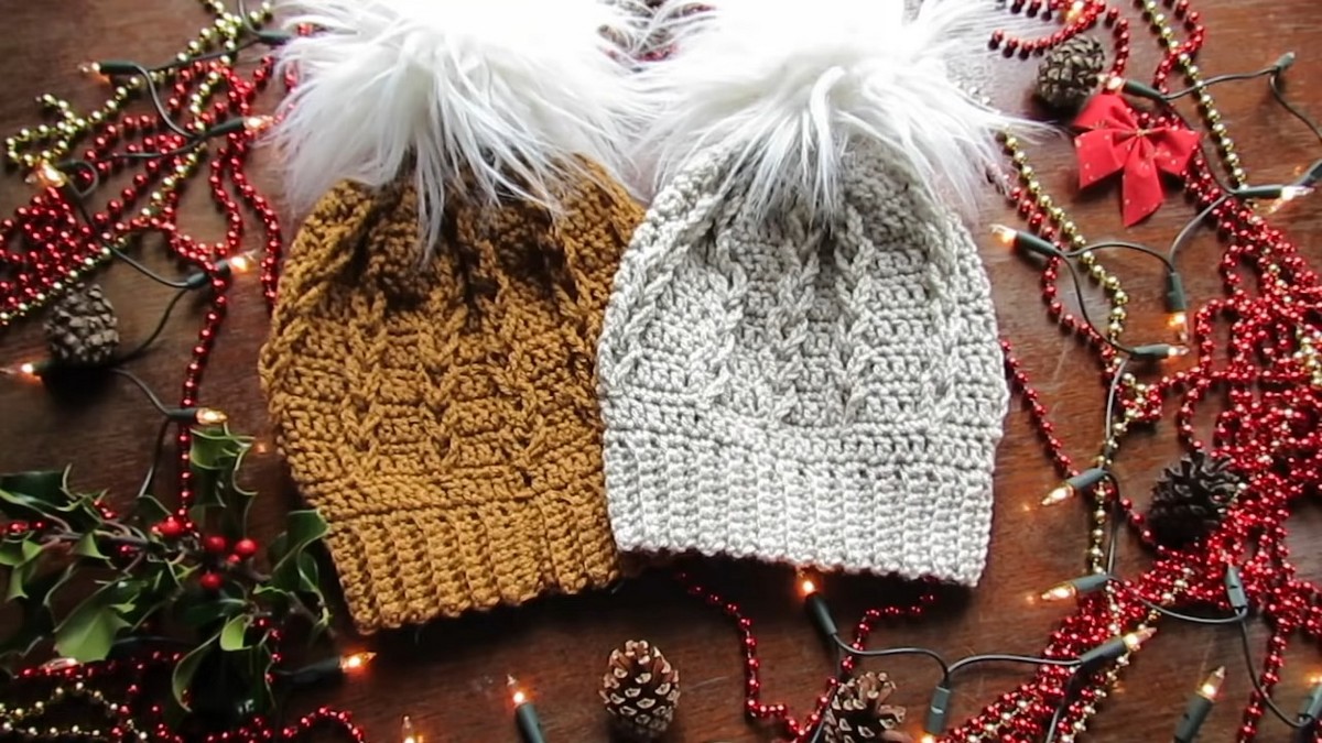 Easy Crochet Beanie Patterns for Warm Winter Hats - DIY Crafts