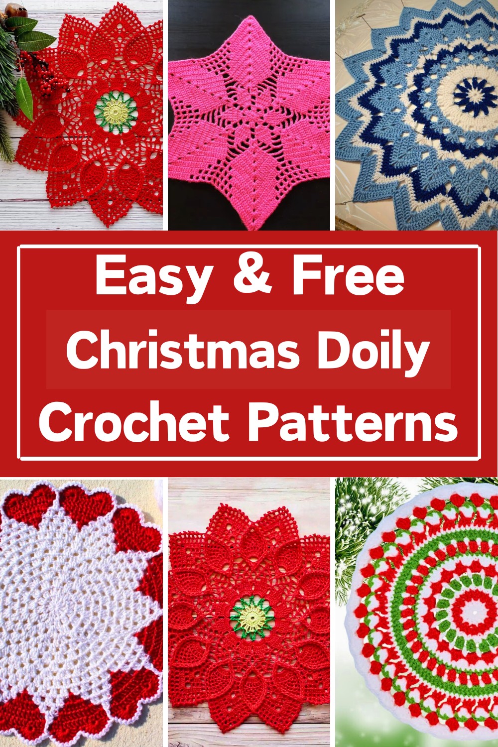 Crochet Christmas Doily Patterns