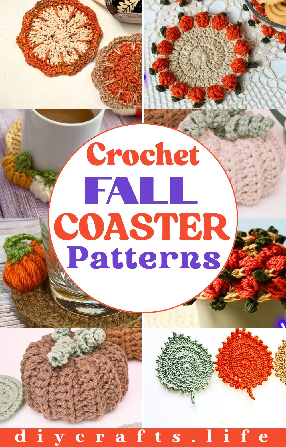 Crochet Fall Coaster Patterns For Seasonal Decor