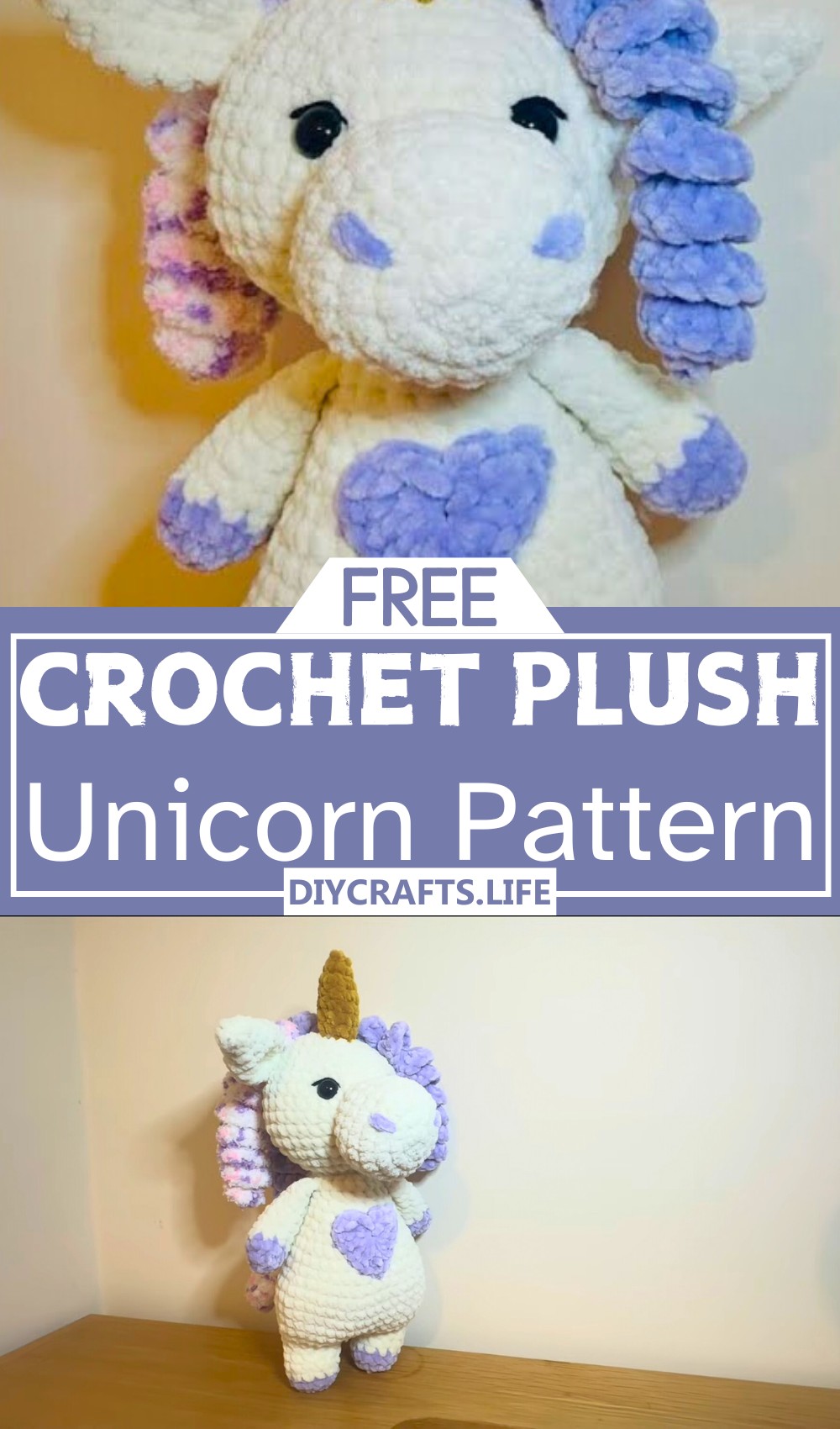 Crochet Plush Unicorn