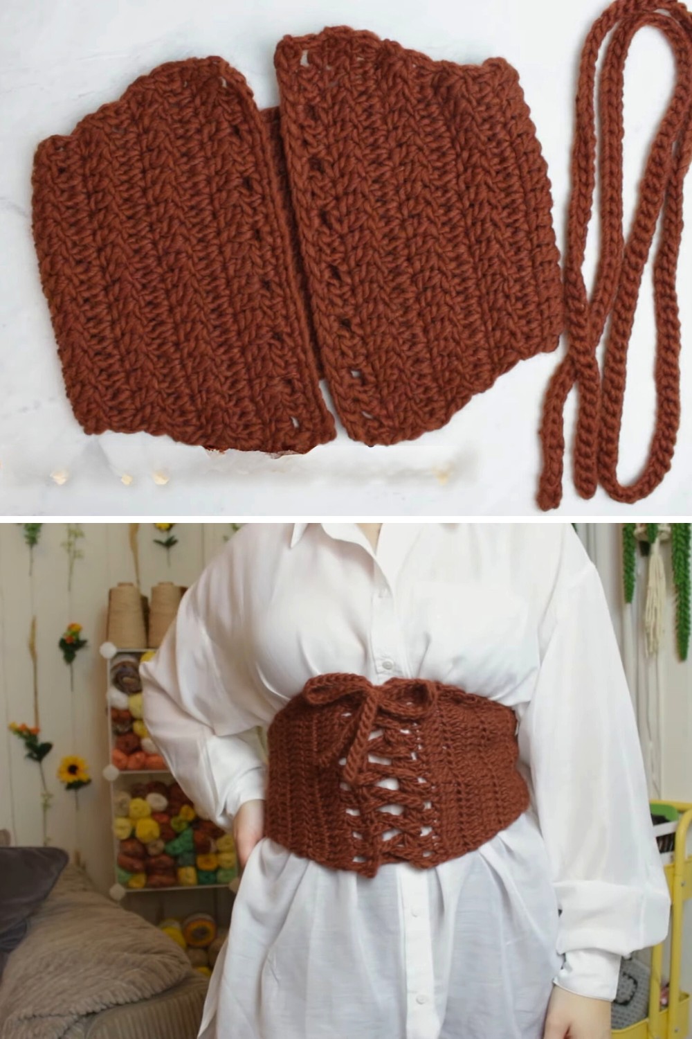 Crocheting a corset in under * 1 hour