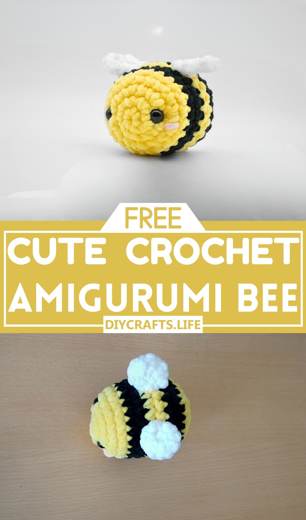 Cute Amigurumi Bee