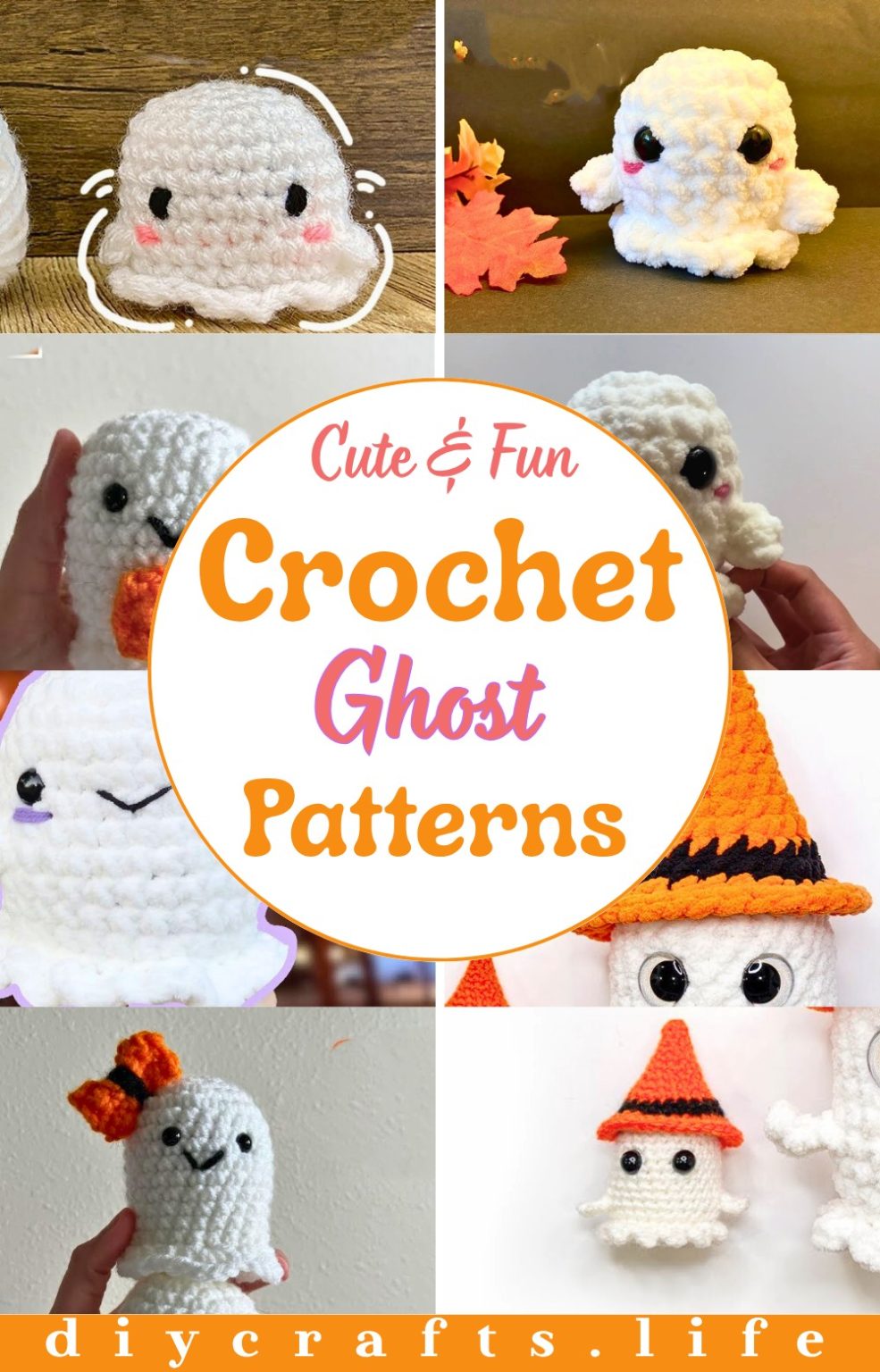 Easy Crochet Ghost Amigurumi Patterns - Perfect for Beginners - DIY Crafts