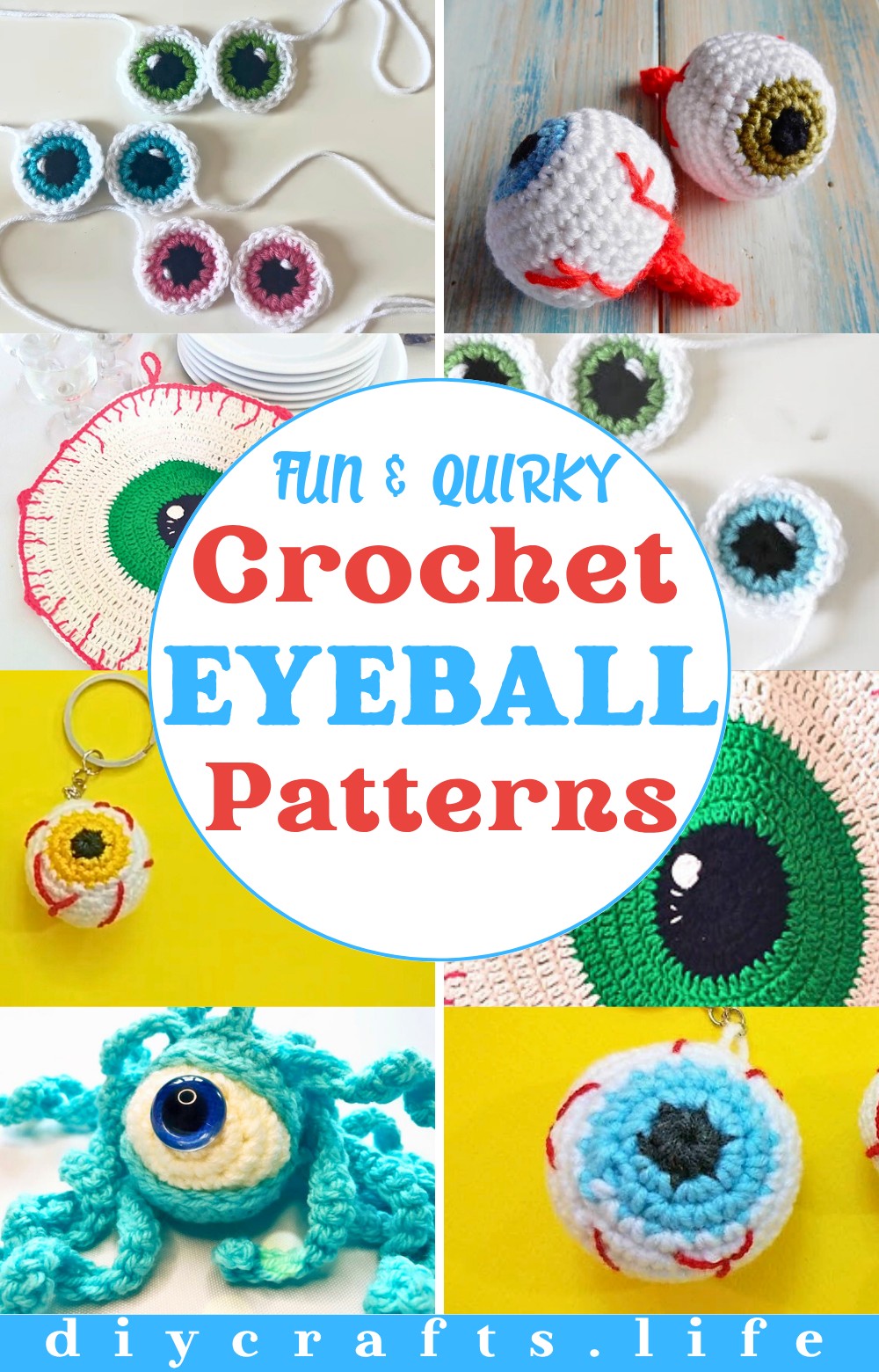 Free Crochet Eyeball Patterns - Fun and Quirky