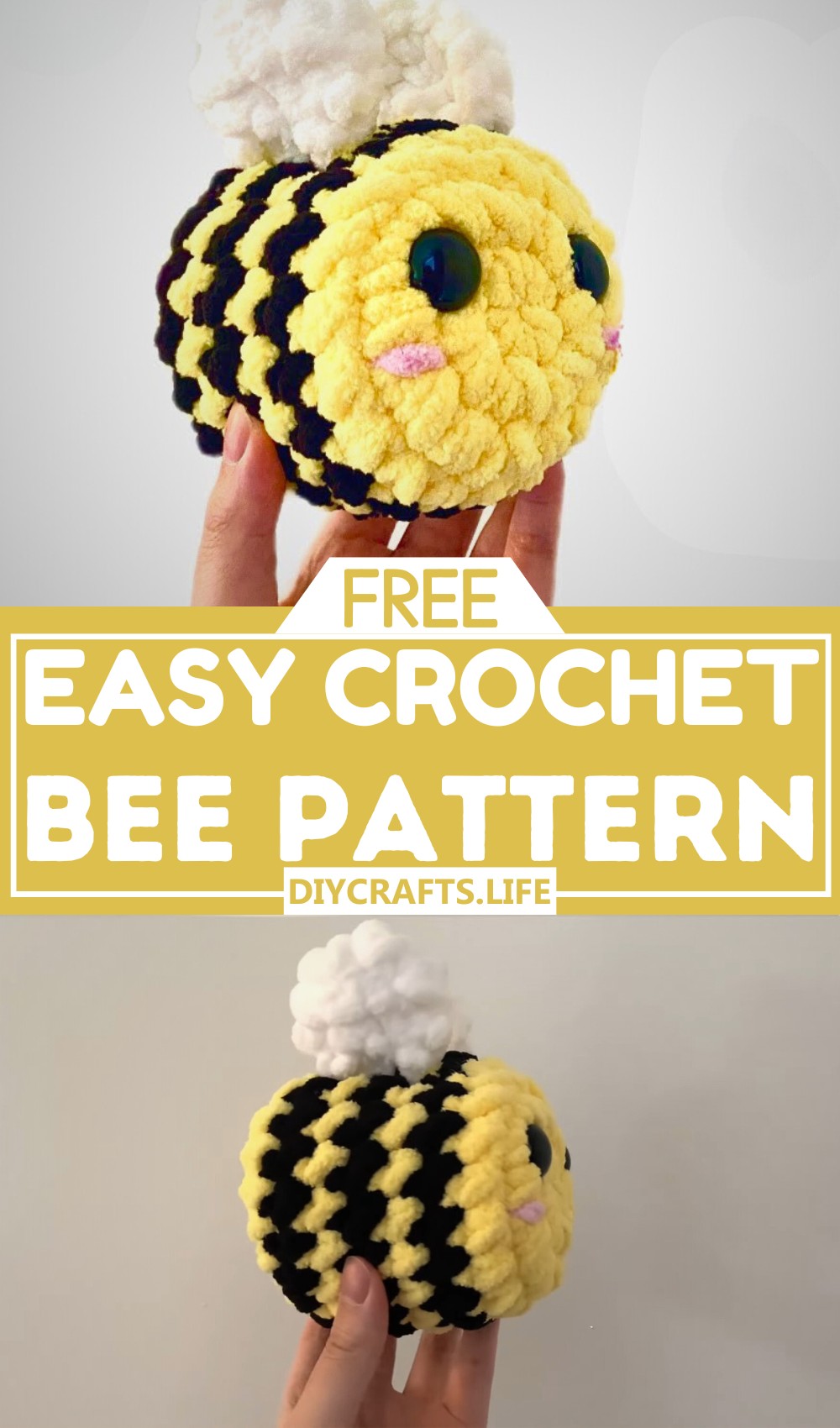 How to Crochet a Bee