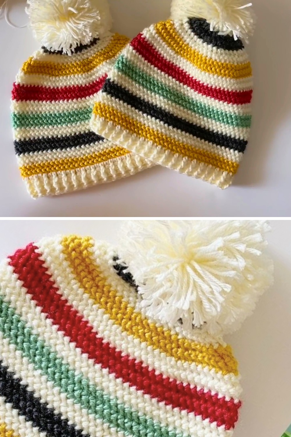 Vintage Stripes Beanie Hat