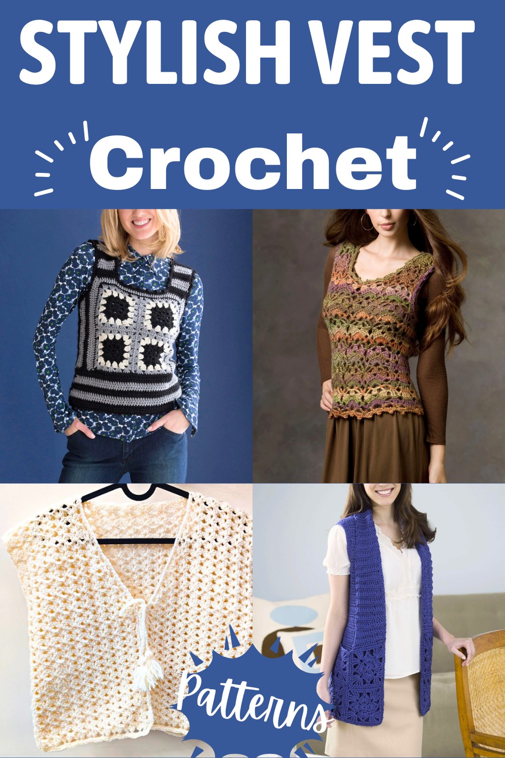15 Free Crochet Vest Patterns For Versatile Wardrobe