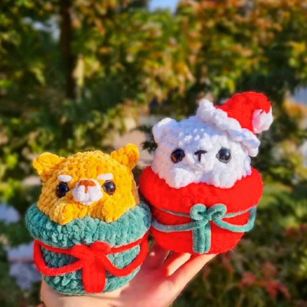 Crochet Shiba Inu and Polar Bear Pattern