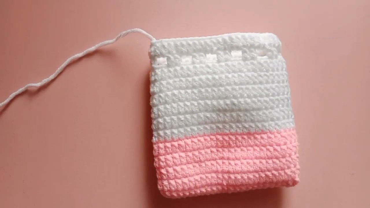 Crochet a Hello Kitty Drawstring Bag - Step-by-Step Guide