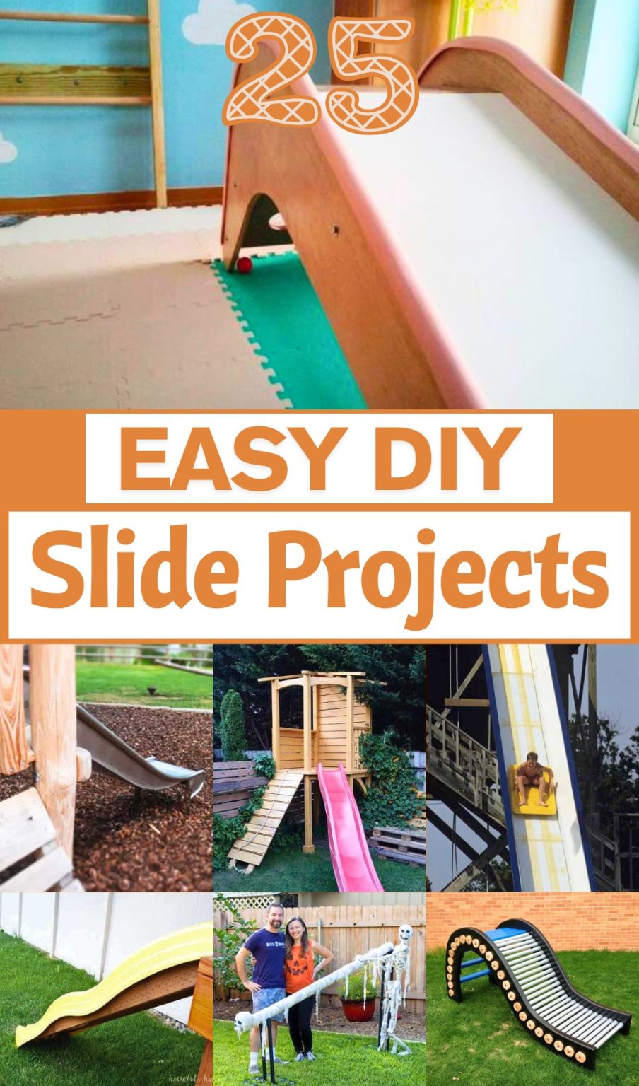 25 DIY Slide Projects For Backyard Playing - DIY Crafts