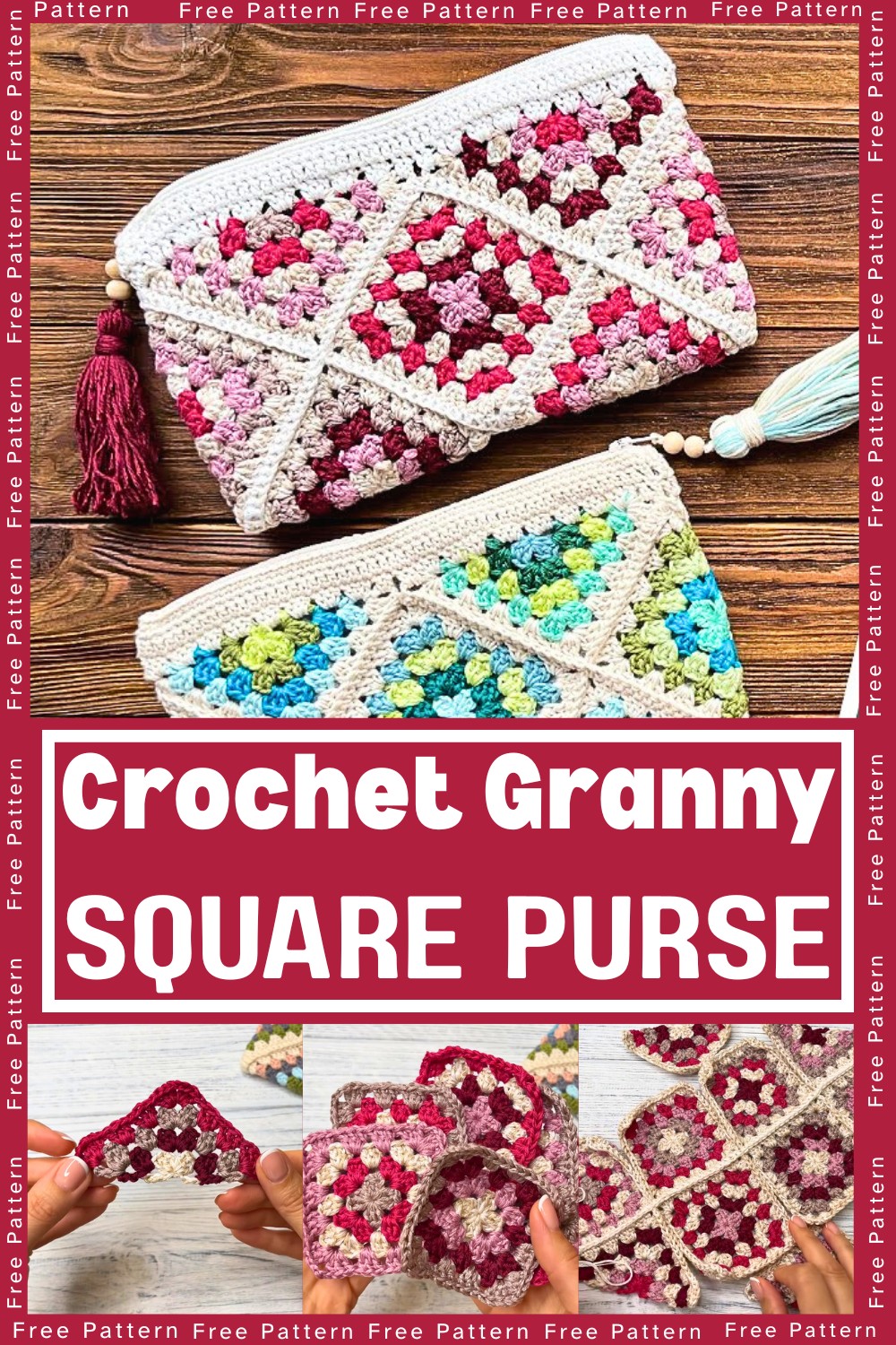 Create a Stylish Crochet Purse with Granny Squares