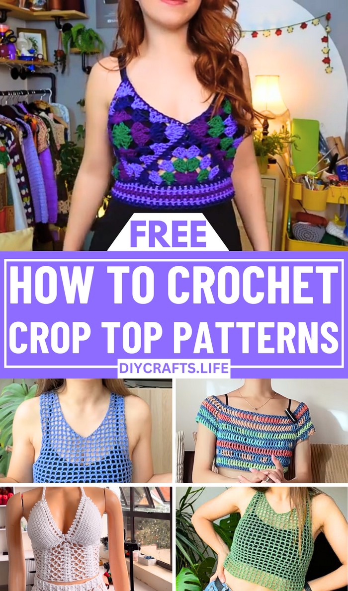 Easy Crochet Crop Top Patterns For Ladies To Use This Summer
