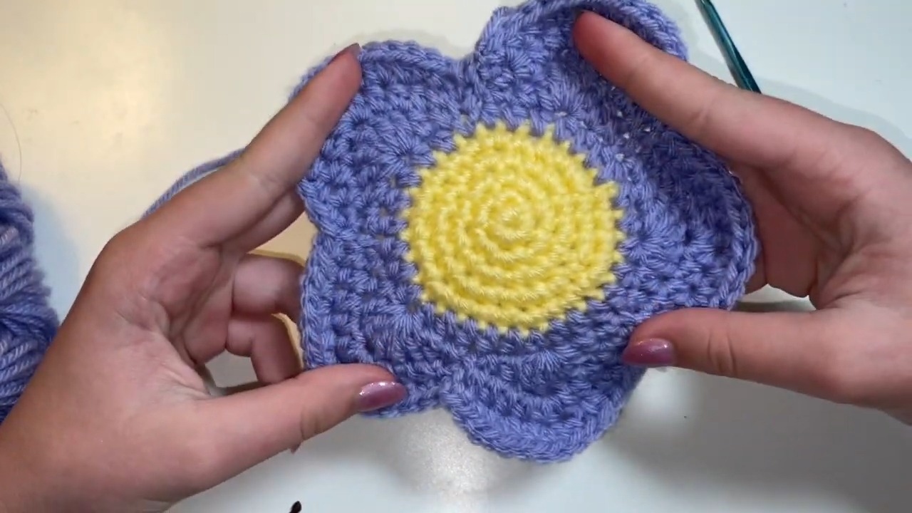 How to Crochet a Flower Coaster - Beginner's Guide