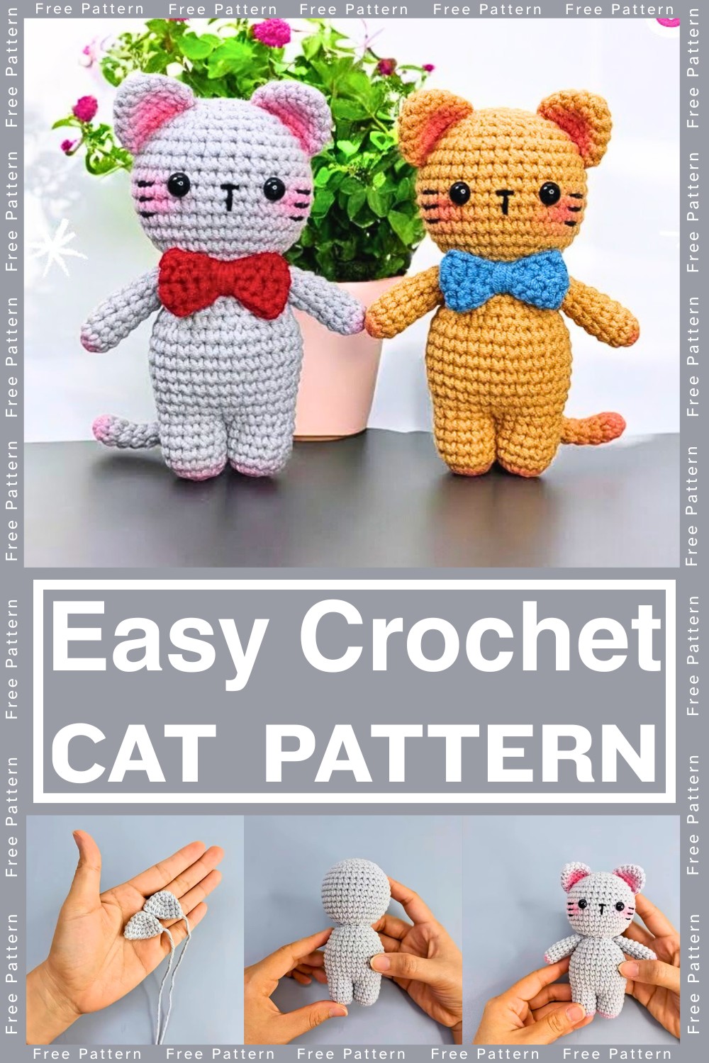 Simple Crochet Cat Tutorial for Beginners