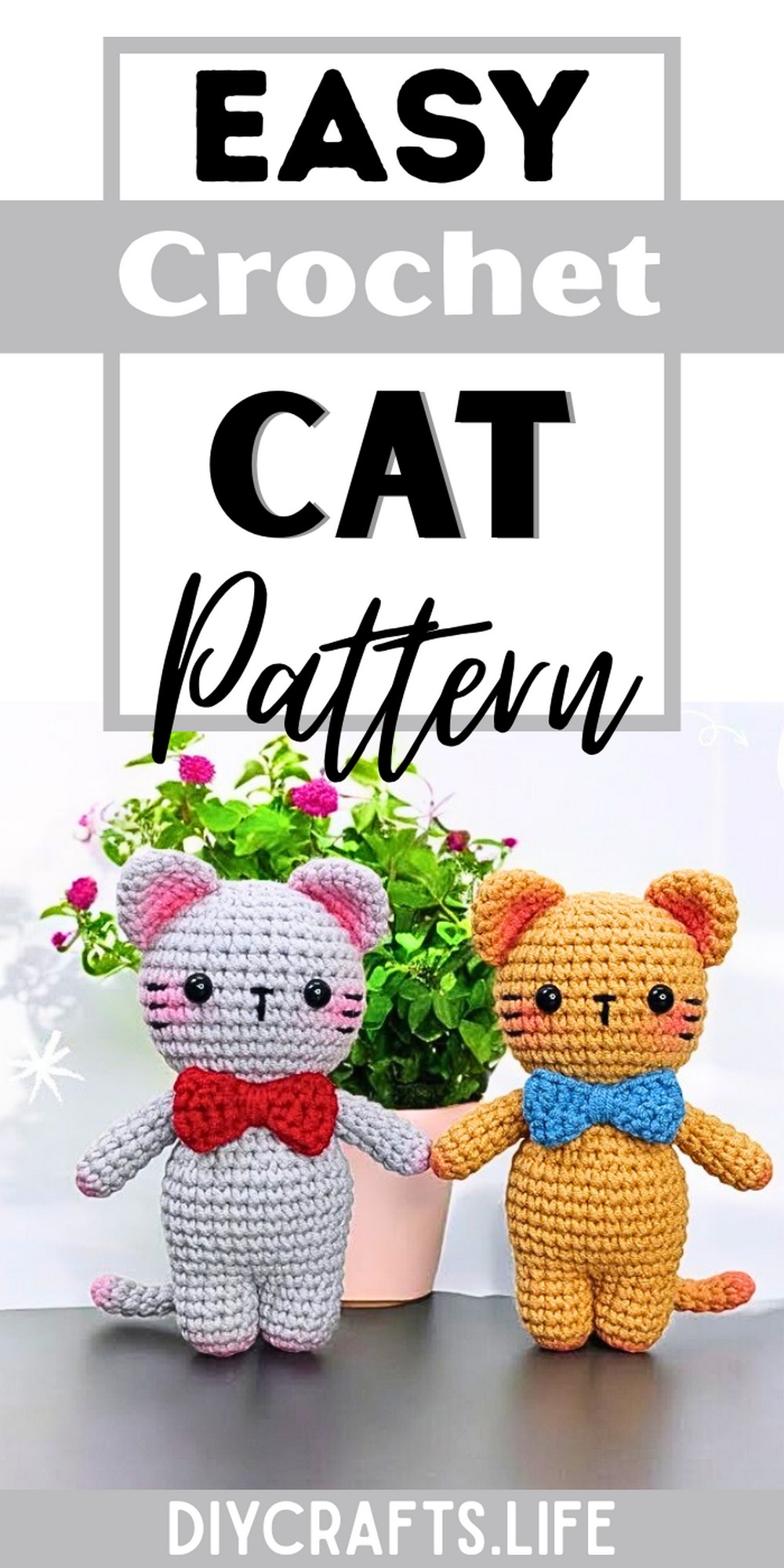 Simple Crochet Cat Tutorial for Beginners
