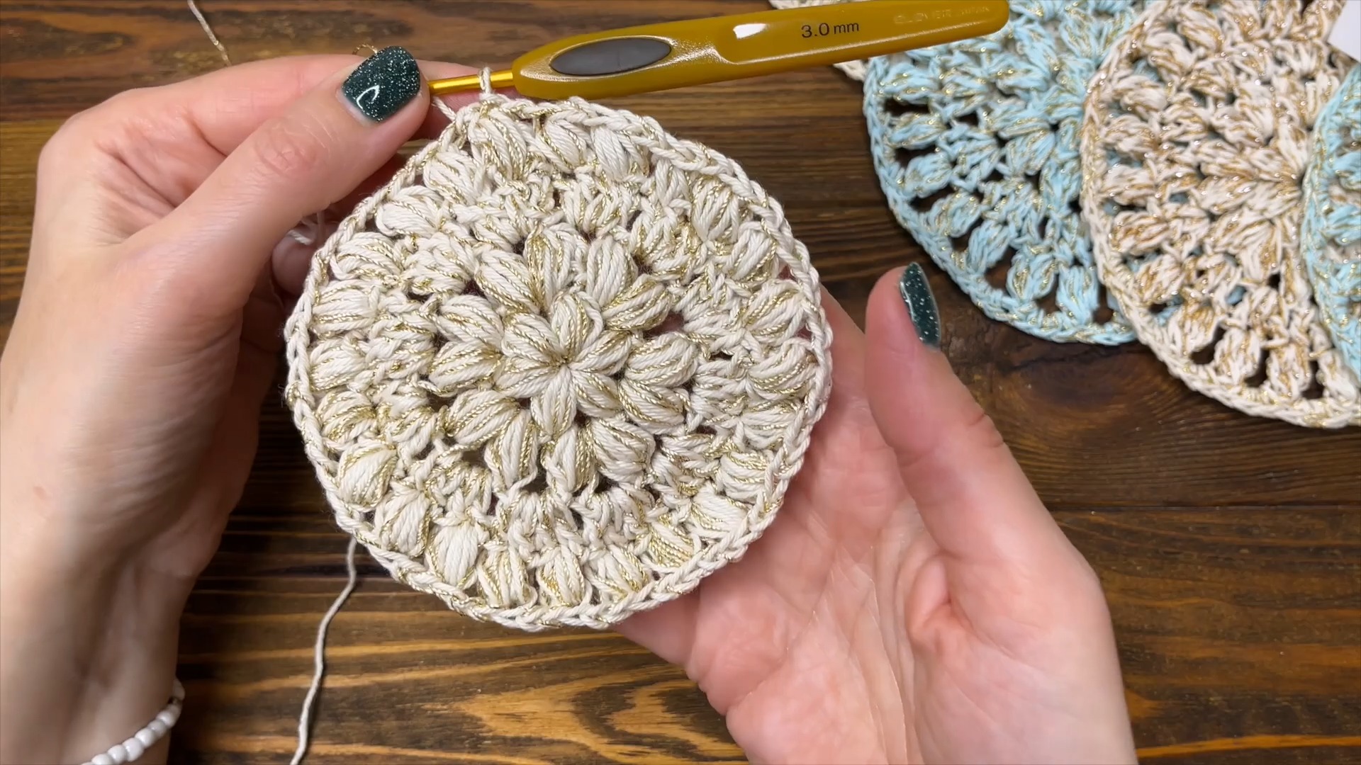 Beautiful and Practical Crochet coaster Pattern