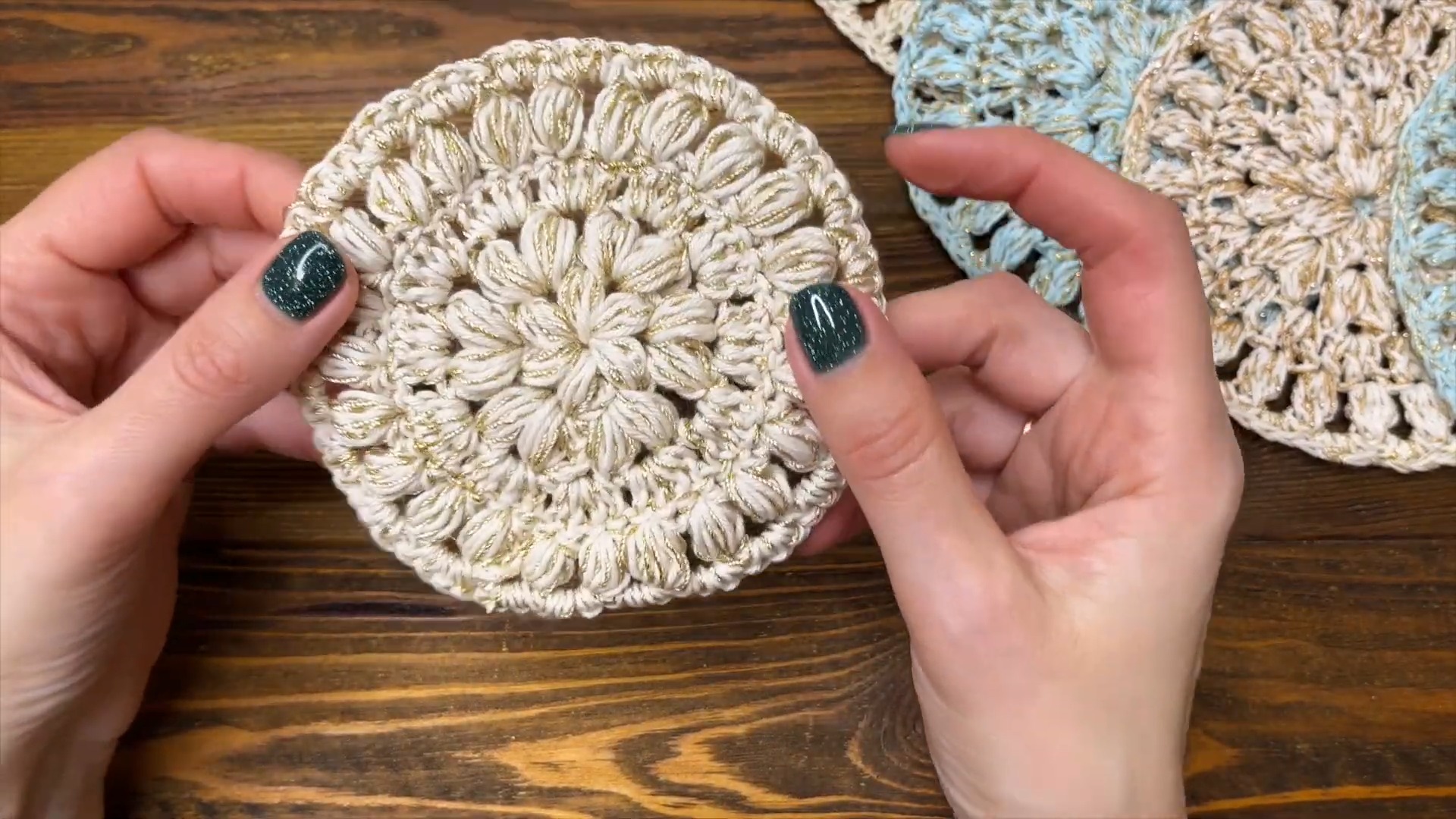 Beautiful and Practical Crochet coaster Pattern