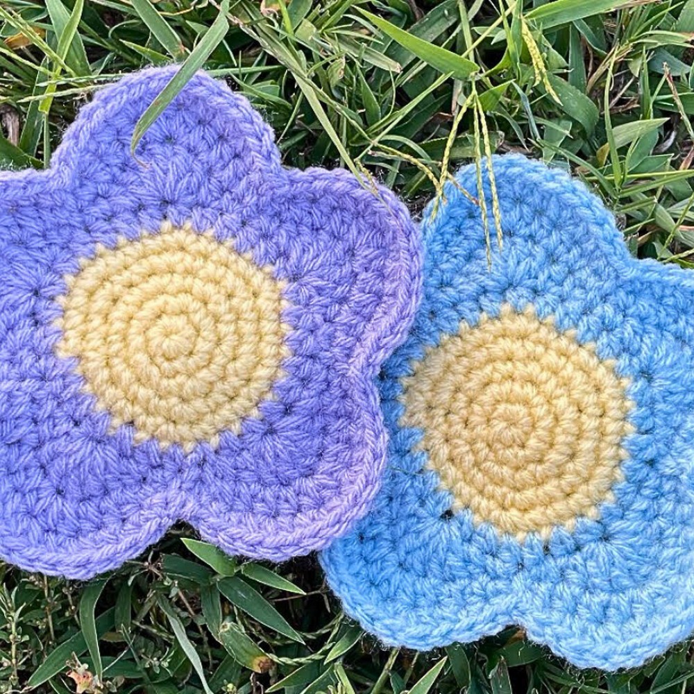 How to Crochet a Flower Coaster - Beginner's Guide